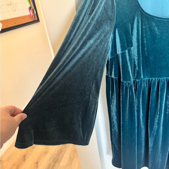 Modcloth Teal Dress 1X MINT CONDITION - Picture 3 of 4
